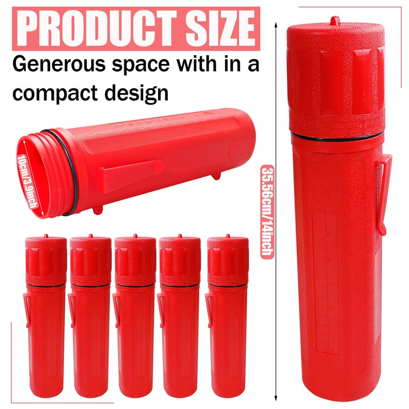 5 Pcs Electrode Rod Storage Tube 14 Inch Welding Rod