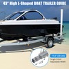 40" Adjustable Design Trailer Guide Poles, Trailer Guides with PVC