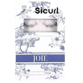 Sicurl The Joie Lashes, Lightweight Wispy Feathery Eyelashes, False Eyelashes Everyday Use, Individual Lashes, Easy to Apply, No Lash Glue Included (8-14mm), 5 Sets of Eyelashes