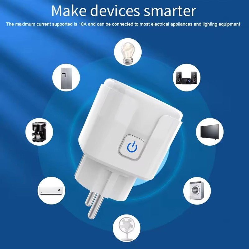 proAMEDEN Smart WiFi Socket 16A 3680W 2.4GHz with Current Measurement,