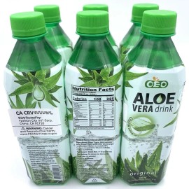 Oeo Aloe Vera Drink - Original Flavor 500mlX6bottle