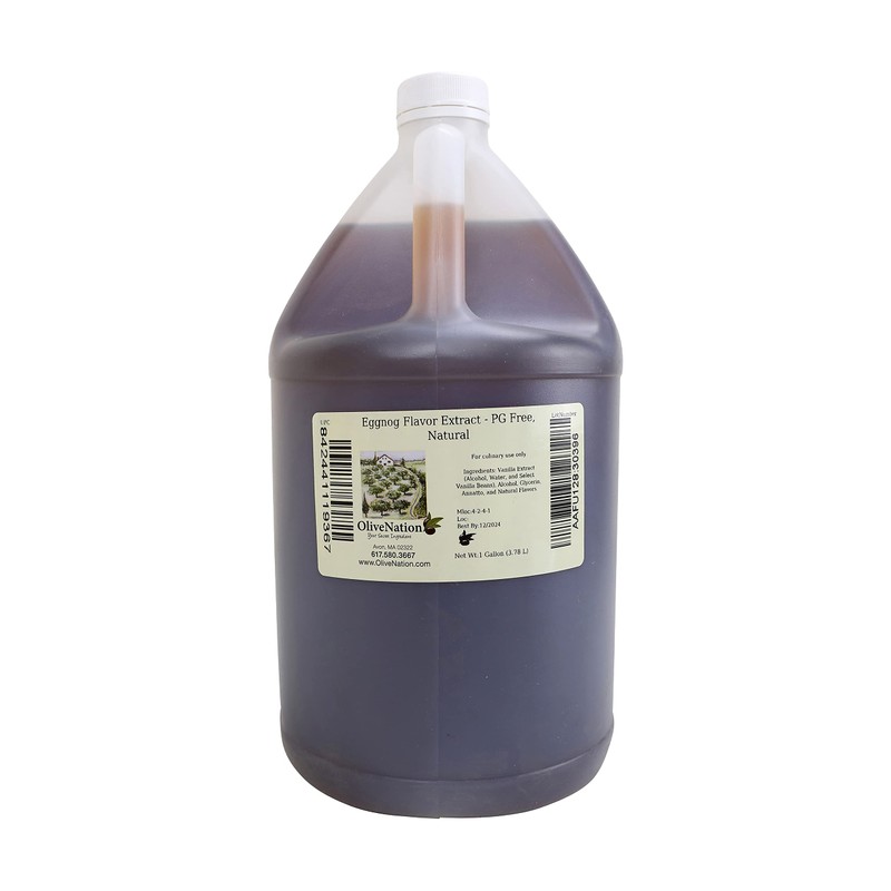 OliveNation Eggnog Flavor, Sugar Free Water Soluble Extract with Vanilla