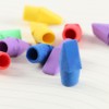 Vctitil 400Pcs Pencil Top Erasers Cap,Random Colors Pencil Top Erasers