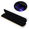 LED Lighted Jewelry Gift Box Rings Bracelet Tray Display Storage