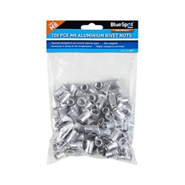 Blue Spot Tools - 100 PCE M8 Aluminium Rivet Nuts