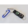 Aluminum Carabiner Hook Bearing Magnet Thermometer Keychain Wrist Compass [SanSanYa]