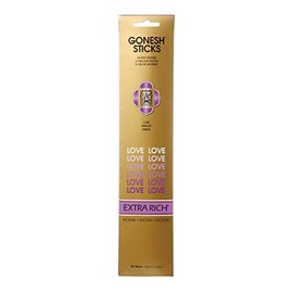 Gonesh Incense Sticks EXTRARICH LOVE Pack of 20