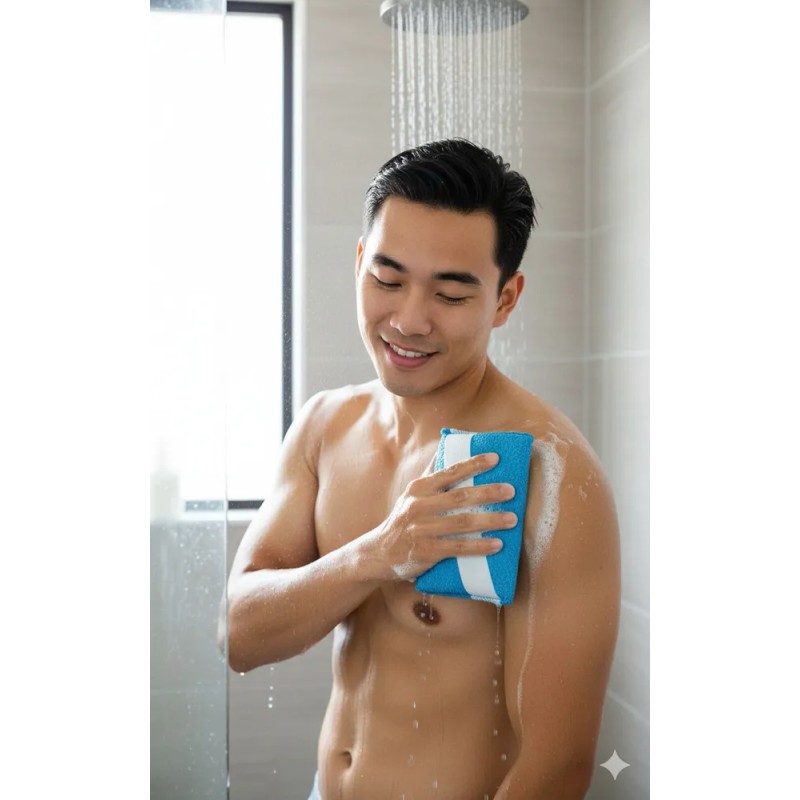 Esponja Exfoliante Rigida Corporal Para Baño Y Masaje T.taio