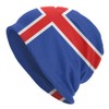 Iceland Flag Beanie Hats Skull Cap Sleep Hat Slouchy Scarf