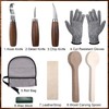 Gisafai 15 Pcs Spoon Carving Kit Wood Whittling Kit Includes