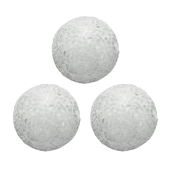 Sourcing Map Decorative Glass Balls - 3 Pcs, 2.36 Inch
