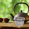 Kichvoe Teapot Strainers, 4pcs 8.2cm Stainless Steel Mesh Tea Leaves