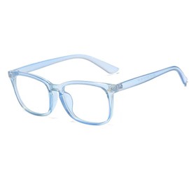 Jcerki Myopia glasses -1.50 Distance nearsighted glasses Blue Frame Unisex Glasses