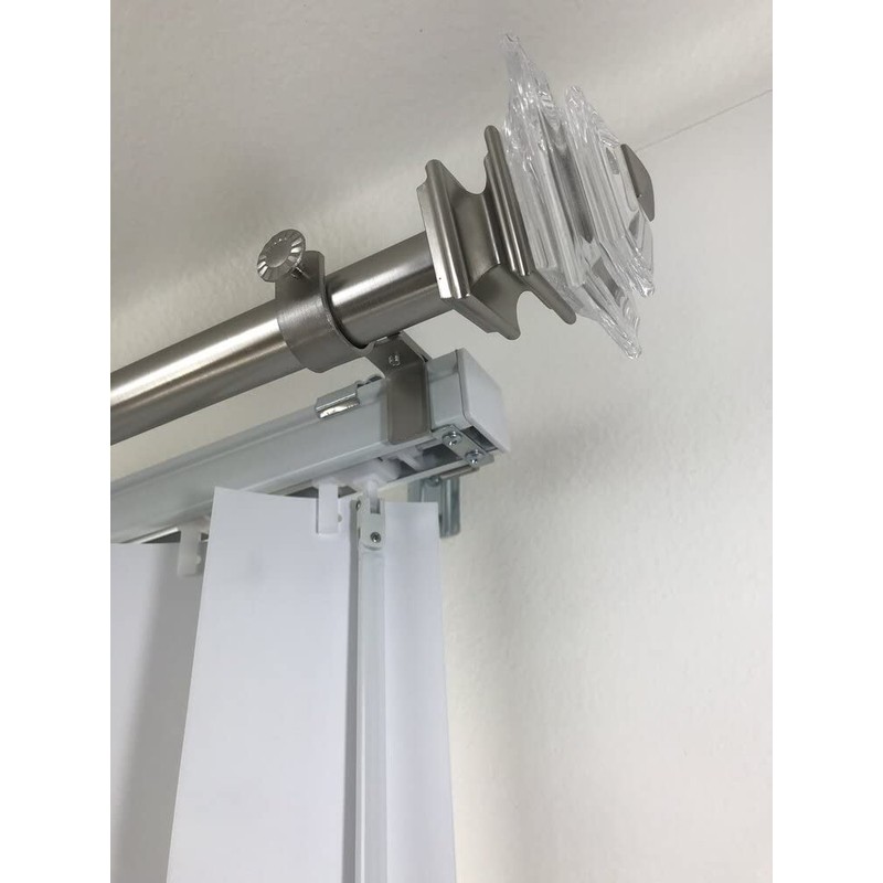 NoNo Bracket - Curtain Rod Bracket Attachment (Brass Set of