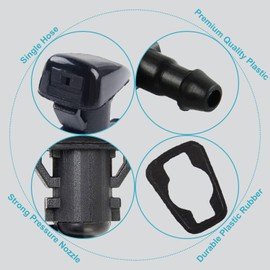 Ensun 8E5Z17603A Windshield Washer Nozzle (Pack of 2) for 2008-2012 Fusion Lincoln MKZ 2008-2011 Mercury Milan