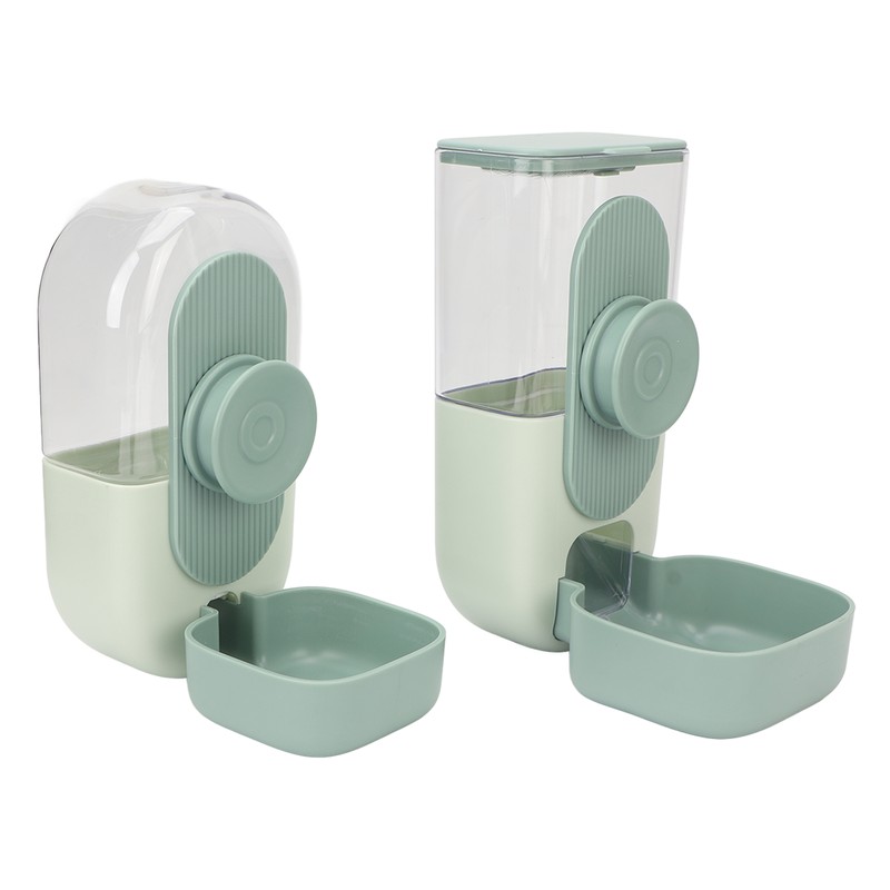 Hanging Automatic Food Water Dispenser Safe Cage Cat Food Water
