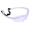 Python M3 Racquetball/Squash/Pickleball Eyewear (Eyeguard) (Black and Clear Frame) (Clear)