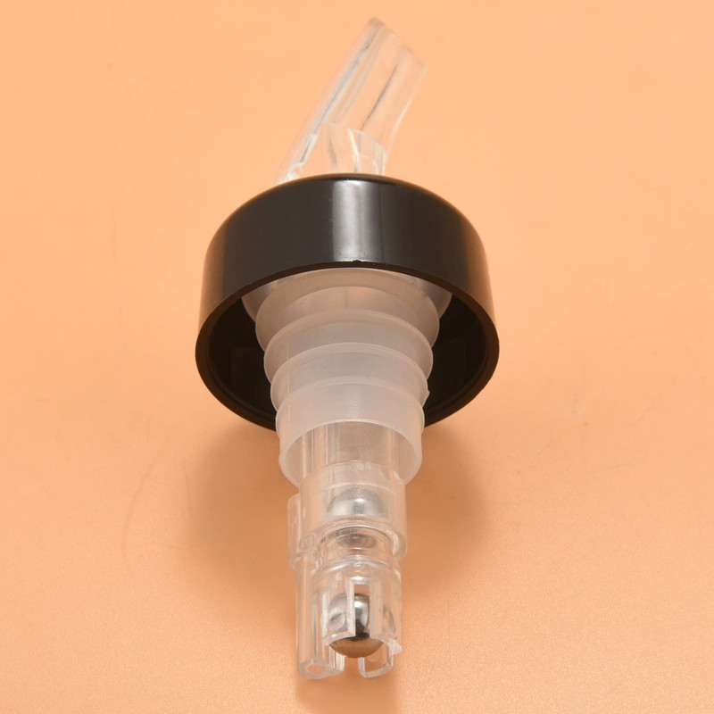 Clickinline 12 x 25ML Clear Auto Measure Quick Shot Pourers