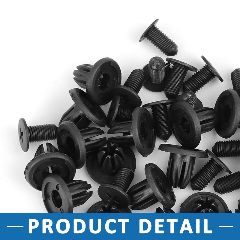 A ABSOPRO Fender Bump Rivet Retainer 07130702966 10mm Plastic (Set
