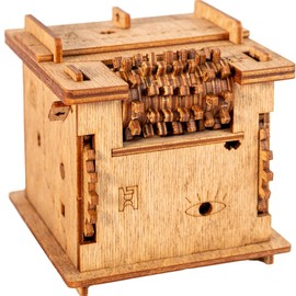 iDventure Cluebox Schroedingers Cat | Escape Room Puzzle Box | Challenging 3D Puzzle | Unique Gift Idea for Men an Women