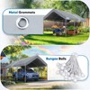 10x20 ft Carport Replacement Top Cover, Heavy Duty Waterproof &