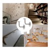 YouYuer 4pcs Handrail Stainless Steel Handrail Support Handrail Support Handrail
