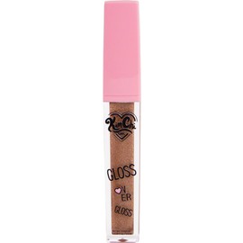 KimChiChic Beauty Gloss Over Gloss, Shimmery Micro-Sparkle Lip Gloss To Wear Alone Or Over Lipstick, Fragrance-Free Luscious Lip Balm, Light Brown, 02 Chocolate Mousse, 0.35ml