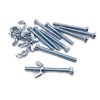 TOP-VIGOR 10Pcs Wing Nut & Bolt, M5*50mm Butterfly Wing Screws,