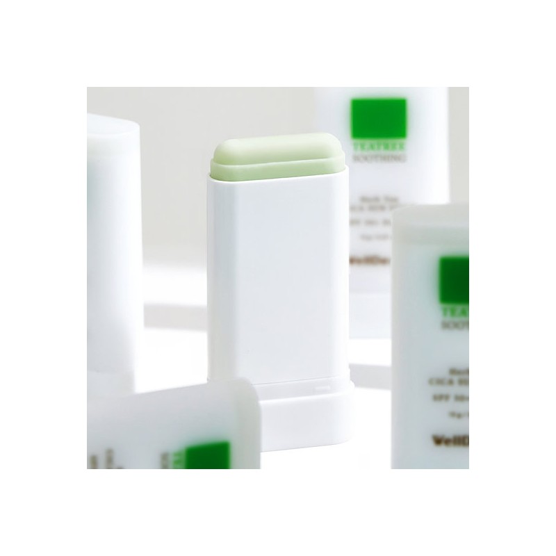 [Wellderm] Tea Tree Soothing Herb Tox Cica Sunstick SPF50+ PA++++
