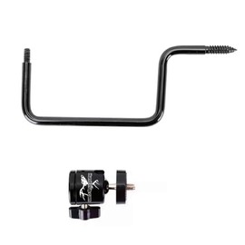 HuntEmUp Ultimate Trail Camera Holders, 360° Adjustable Game Camera Tree Mount, Solar Panel Mount, Light Mount, Game Camera Tree Wall Post Woods Field Mounting Bracket, Black