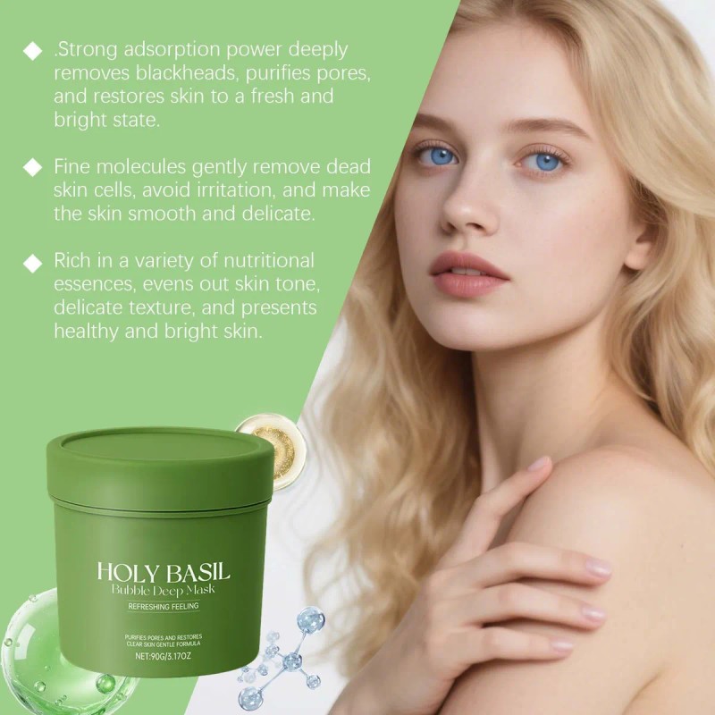 🔥 Mascarilla espumosa purificante con agua carbonatada 90g Vitaminas y