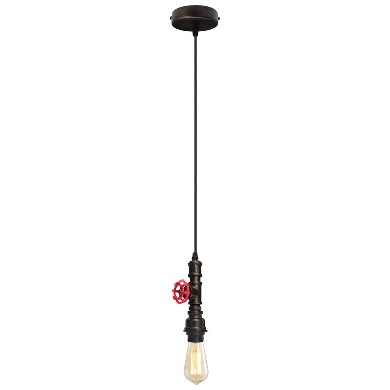 Long Life Lamp Company Industrial Steampunk Pendant Light Rustic Metal