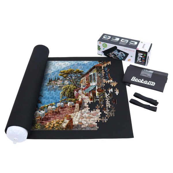 Becko US Becko US Puzzle Mat Roll Up with Drawstring