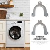 Pack of 2 washing machine hose holder, drain hose retaining