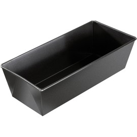 Dr. Oetker Kastenform 25 cm, Königskuchenform mit Antihaftbeschichtung, hochwertige Form, eckige Kuchenform (Farbe: schwarz), Menge: 1 Stück