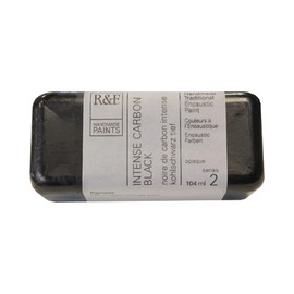 R&F Handmade Paints 1127 Encaustic Paint 104ml, Intense Carbon Black