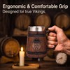 Melispapa 18 oz Large Viking Beer Mug With Handles –