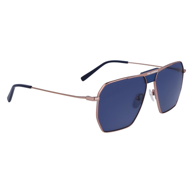 Karl Lagerfeld Unisex Sunglasses, 718 Matte Amber Gold