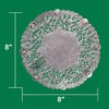 Hygloss Products 8 Inch Silver Foil Doilies - Round Doilies