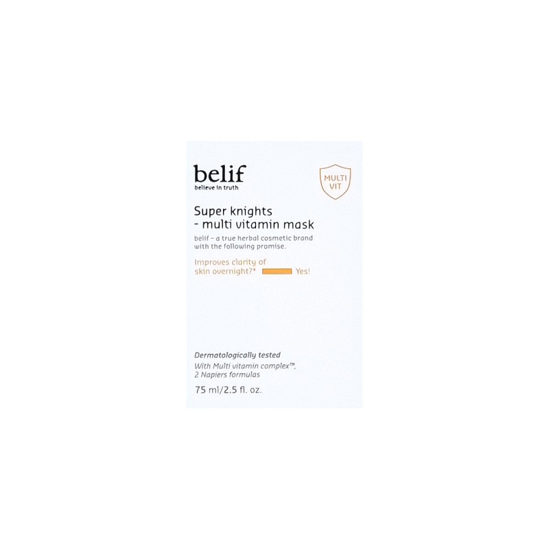 Belief Super Nights Multi Vitamin Mask 75ml x 2 Sleeping
