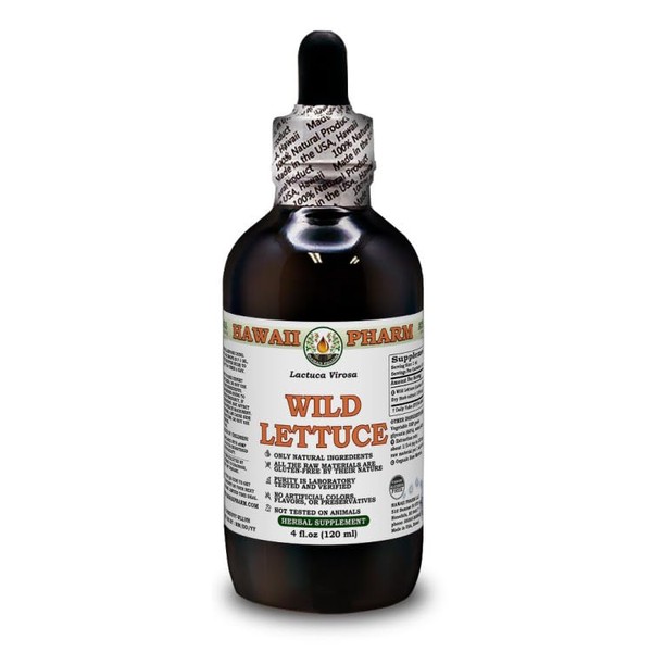 Wild Salad (Lactuca Virosa) Dry Herb Alcohol-free Liquid Extract Glycerite 120 ml