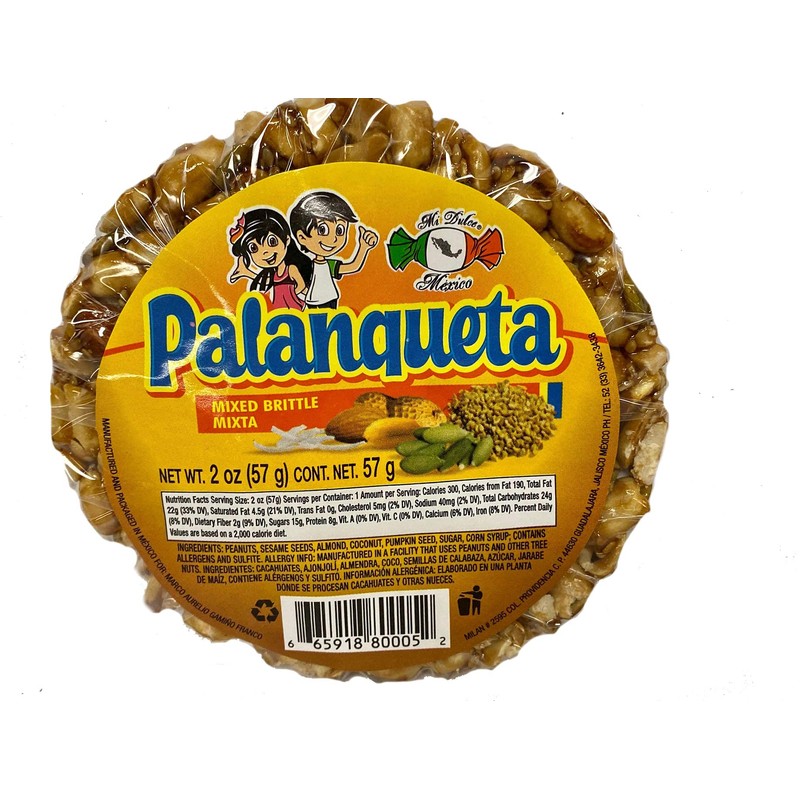 MDM PALANQUETA MIXED BRITTLE MIXTA 5PC BUNDLE 10OZ