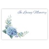 celloexpress In Loving Memory (Blue Hydrangea) Flower Message Cards -