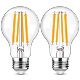Genixgreen A60 LED Lamp 7W Retro LED Light, Equivalent to 70 Watt E27 Base Retro, A19 Warm White 2700K Edison Lamp Nostalgic for Home Lighting or Commercial Lighting Pack of 2