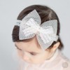 Asphinien Baby Girls Bow Headband Lace Cute Bow-knot Hair Band