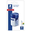 Staedtler Metal Single Hole Sharpener with Tub (511001BK)