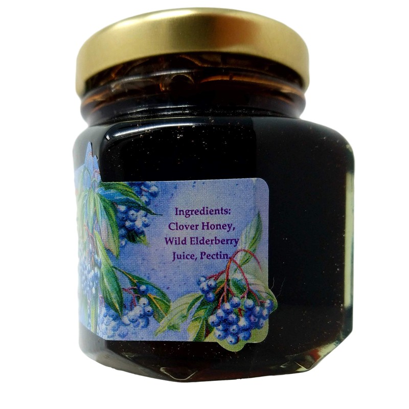 Taste The Wilderness Wild Elderberry Honey 5 oz