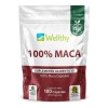 🌱⚡ Wellthy Maca Orgánica 100 Cáps | Energía, Vitalidad &