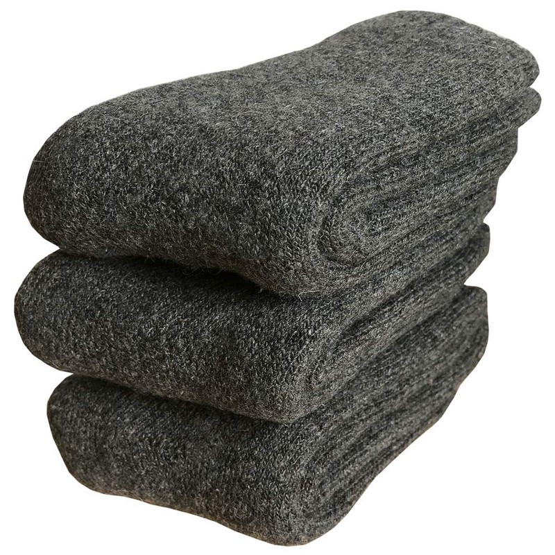 Mens Heavy Thick Wool Socks - Soft Warm Comfort Winter