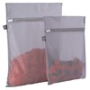 Delicates Laundry Bags(Grey, 1 Large + 1 Medium)